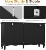 Dresser for Bedroom, 7 Drawers Dresser with Distinctive Wooden Legs - Image 7