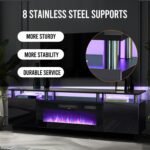 70" Modern Electric Fireplace TV Stand for TVs Up to 80 inch - Image 2