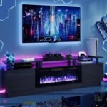70" Modern Electric Fireplace TV Stand for TVs Up to 80 inch - Image 5